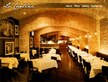 Tablet Screenshot of la-cantina.com.au